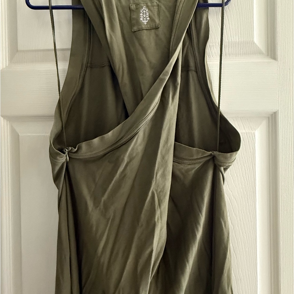 FP Movement Hotshot Onesie Army Green Color Twist Back